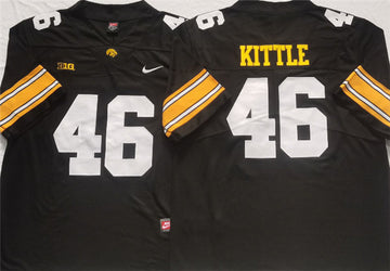 Kittle Iowa Hawkeyes black jersey