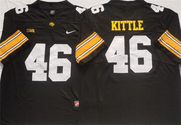 Kittle Iowa Hawkeyes black jersey