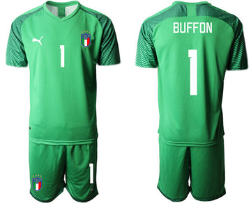 Buffon Italy National Team green jersey