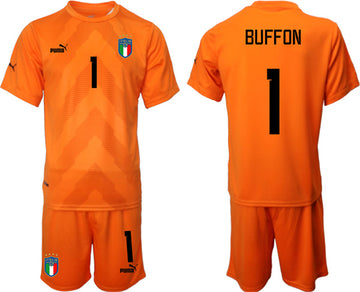 Buffon Italy National Team orange jersey