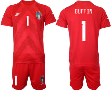 Buffon Italy National Team red jersey