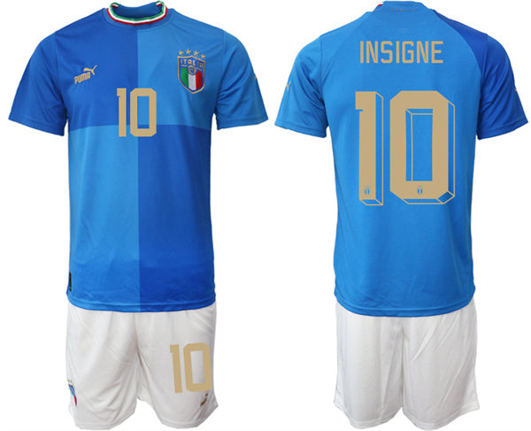 Insigne Italy National Team blue Home jersey
