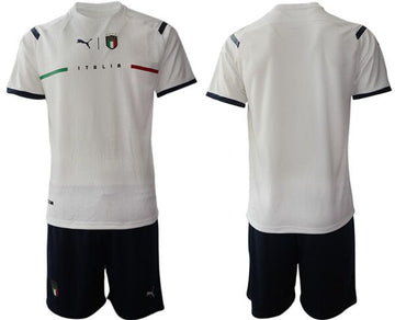 Custom Italy National Team white jersey