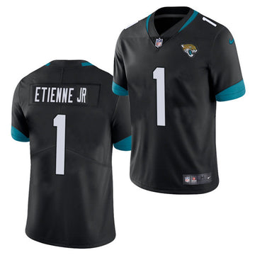 Travis Etienne JR Jacksonville Jaguars black jersey
