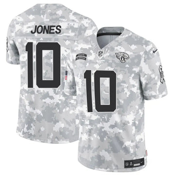 Mac Jones Arctic Jacksonville Jaguars camo Salute To Service jersey