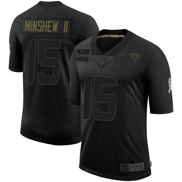Gardner Minshew II Jacksonville Jaguars black jersey