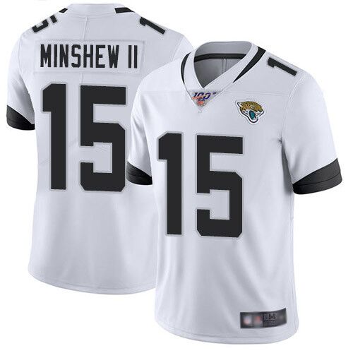 Gardner Minshew II Jacksonville Jaguars white jersey