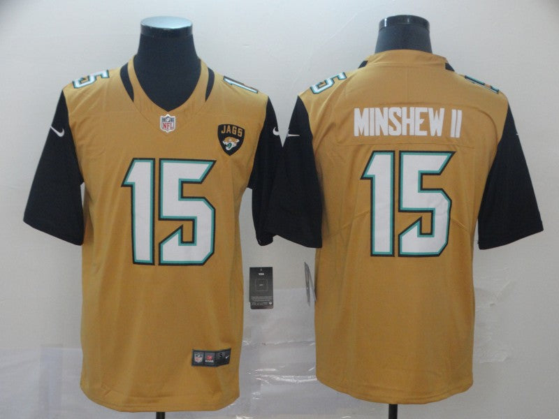 Gardner Minshew II Jacksonville Jaguars yellow Color Rush jersey