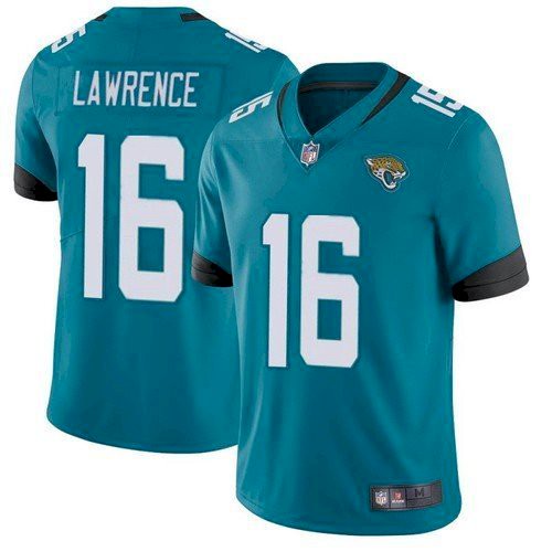 Trevor Lawrence Jacksonville Jaguars teal jersey