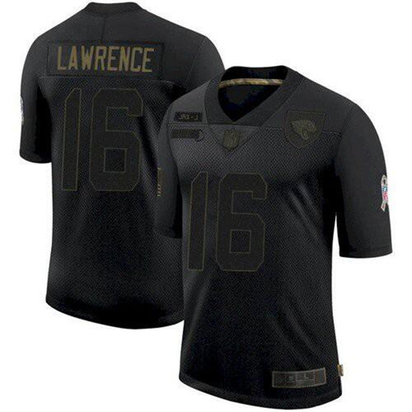 Trevor Lawrence Jacksonville Jaguars black Salute To Service jersey