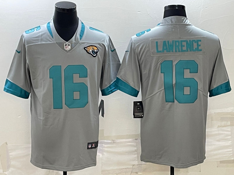 Trevor Lawrence Jacksonville Jaguars silver jersey
