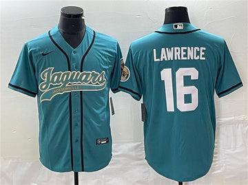 Trevor Lawrence Jacksonville Jaguars teal jersey