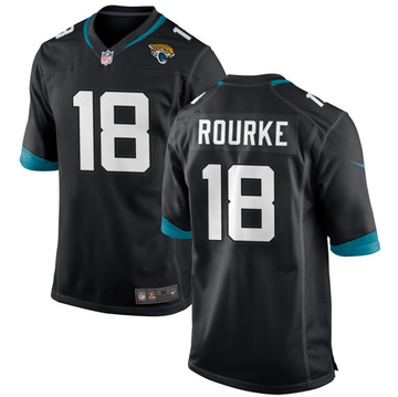 Nathan Rourke Jacksonville Jaguars black Game jersey
