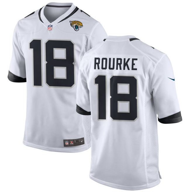 Nathan Rourke Jacksonville Jaguars white Game jersey