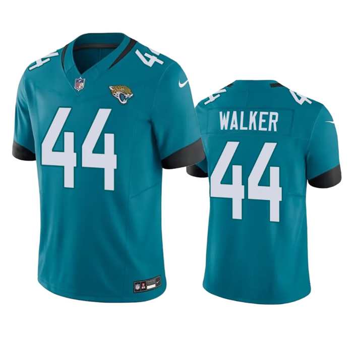 Travon Walker Jacksonville Jaguars teal FUSE jersey