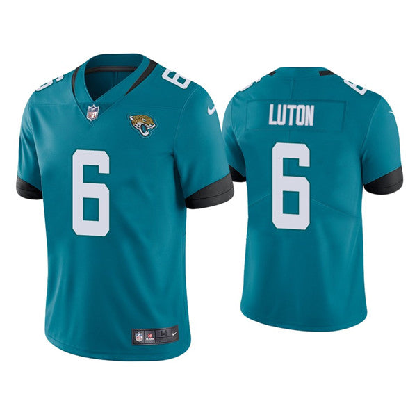 Jake Luton Jacksonville Jaguars blue jersey