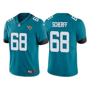 Brandon Scherff Jacksonville Jaguars teal jersey