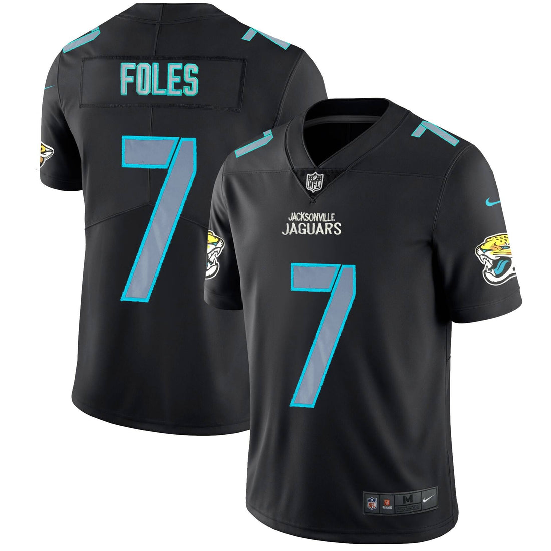Nick Foles Jacksonville Jaguars black jersey