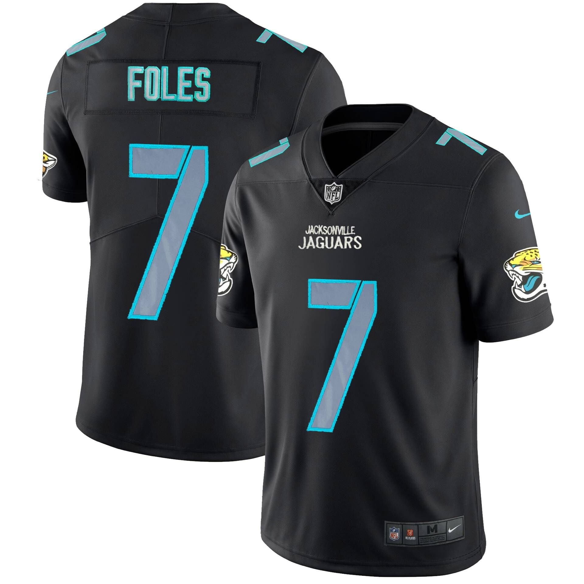 Nick Foles Jacksonville Jaguars black jersey