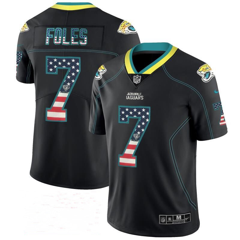 Nick Foles Jacksonville Jaguars black Fashion jersey