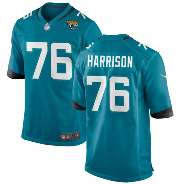 Anton Harrison Jacksonville Jaguars teal Game jersey