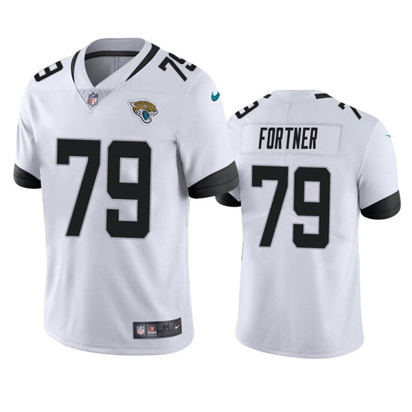 Luke Fortner Jacksonville Jaguars white jersey