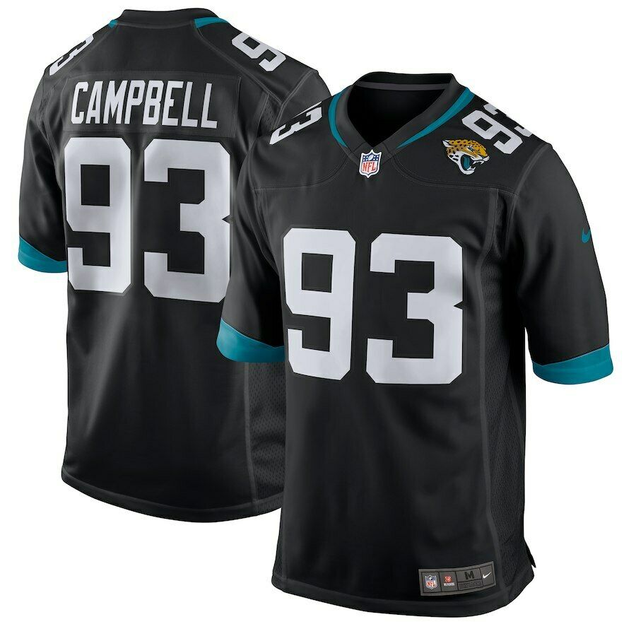 Calais Campbell Jacksonville Jaguars black jersey