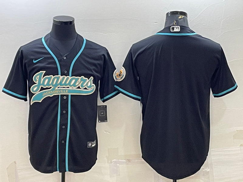 Custom Jacksonville Jaguars black jersey