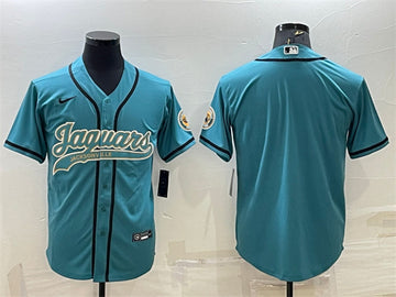 Custom Jacksonville Jaguars teal jersey
