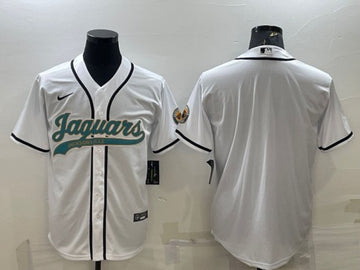 Custom Jacksonville Jaguars white jersey
