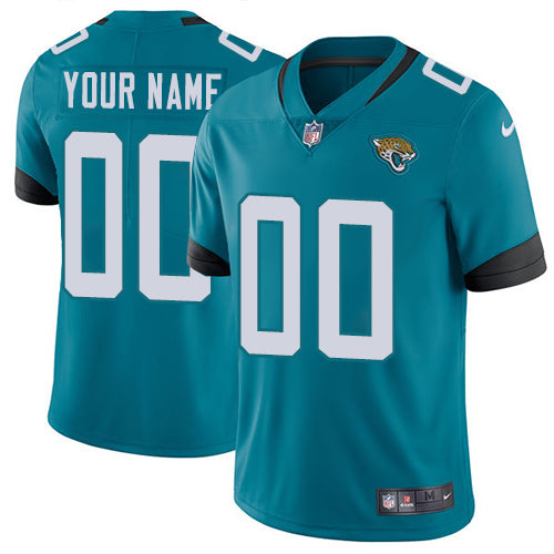 Custom Jacksonville Jaguars teal jersey