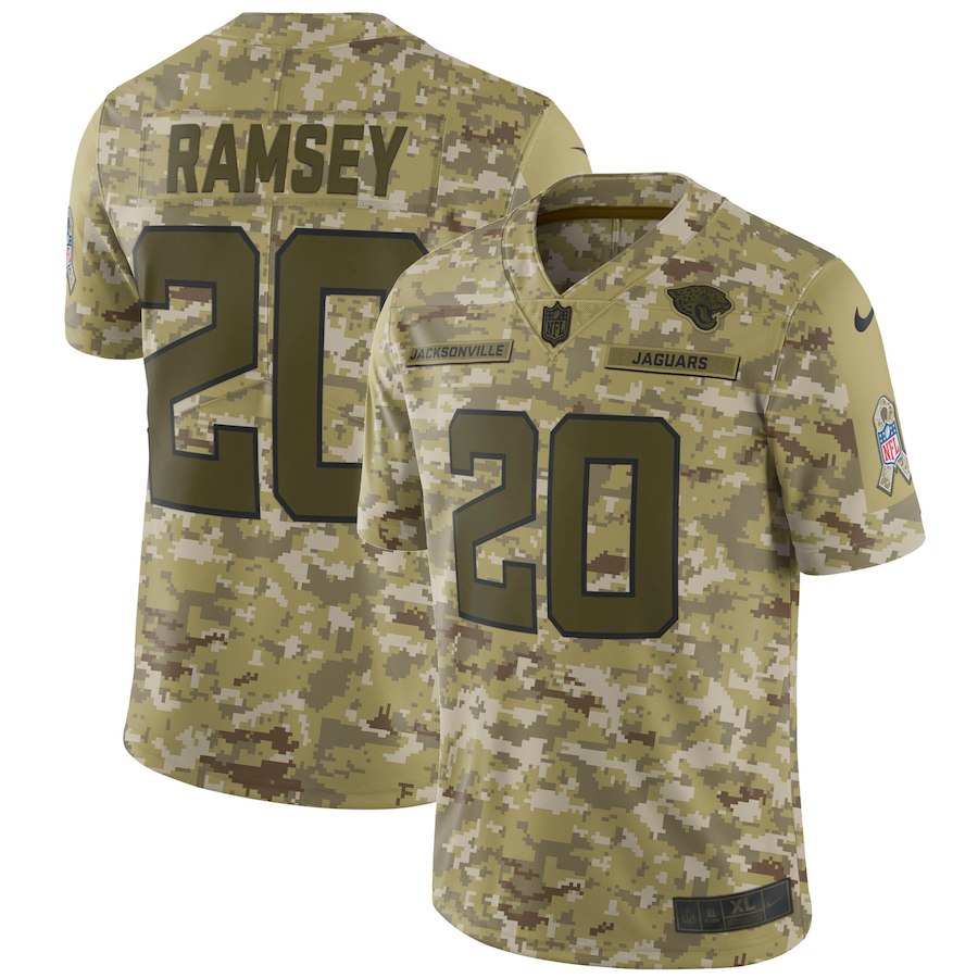 Jalen Ramsey Jacksonville Jaguars camo Salute To Service jersey