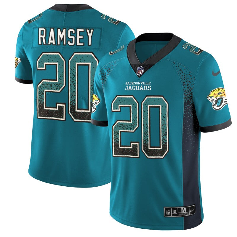 Jalen Ramsey Jacksonville Jaguars teal Color Rush jersey