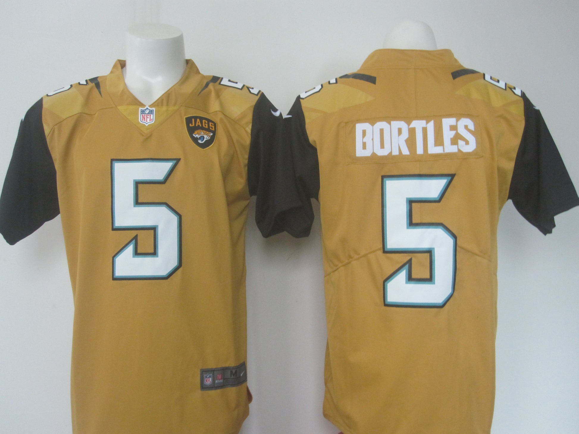 Blake Bortles Jacksonville Jaguars gold jersey