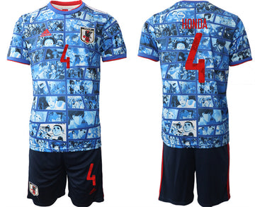 Honda Japan National Team blue Home jersey