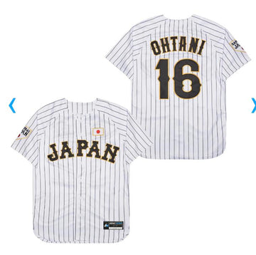 Shohei Ohtani Japan Baseball white jersey
