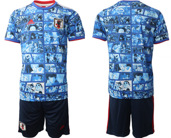 Custom Japan National Team blue Home jersey