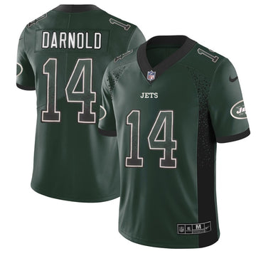 Sam Darnold New York Jets green Color Rush jersey