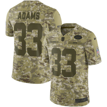 Jamal Adams New York Jets camo Salute To Service jersey