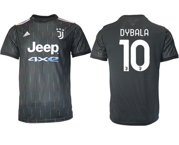 Paulo Dybala Juventus black Away jersey