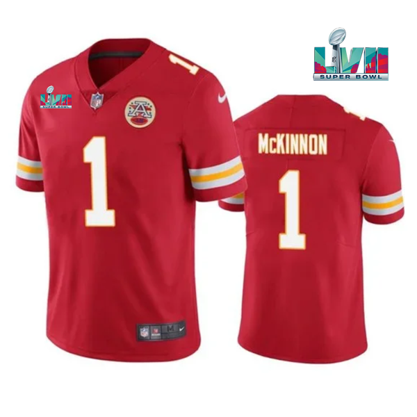 Jerick McKinnon Kansas City Chiefs red jersey