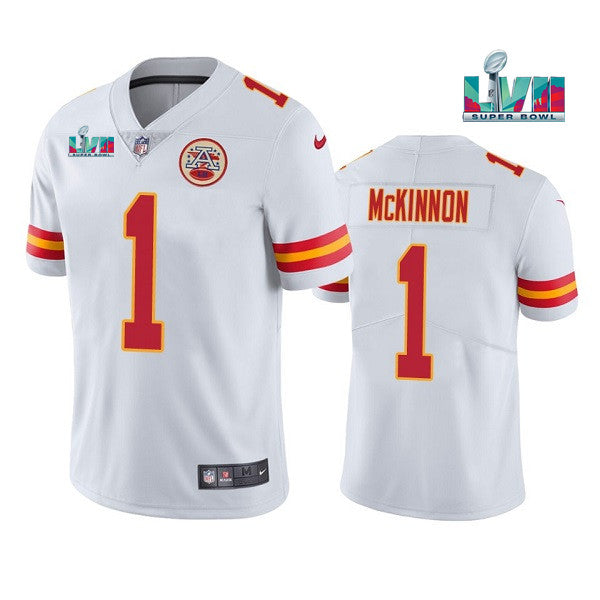 Jerick McKinnon Kansas City Chiefs white jersey