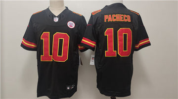 Isiah Pacheco Kansas City Chiefs black FUSE jersey