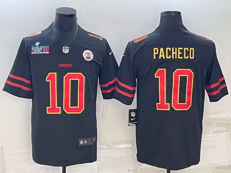 Isiah Pacheco Kansas City Chiefs black jersey