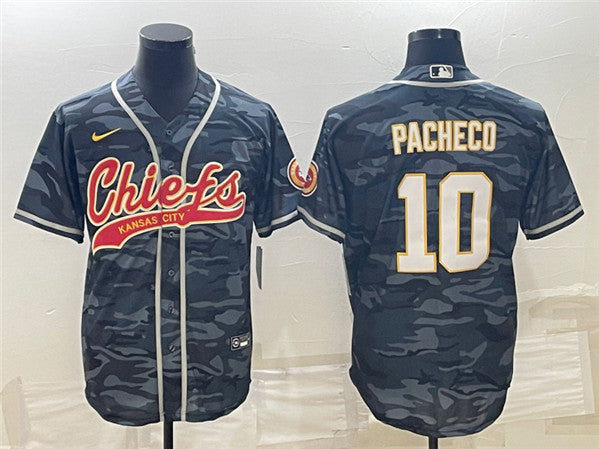 Isiah Pacheco Kansas City Chiefs gray Camo jersey