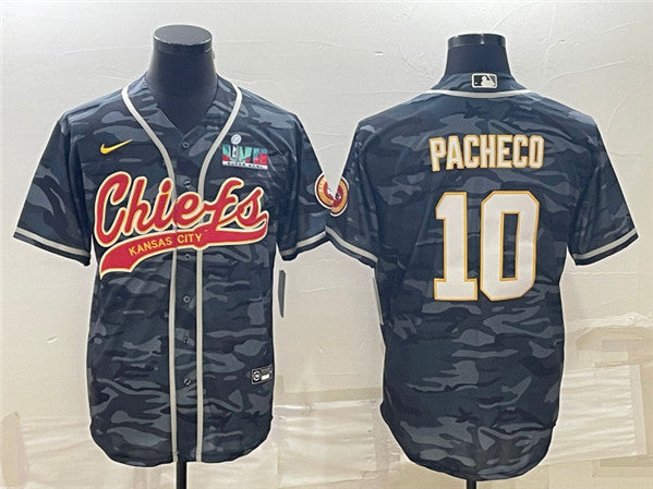 Isiah Pacheco Kansas City Chiefs gray Camo jersey