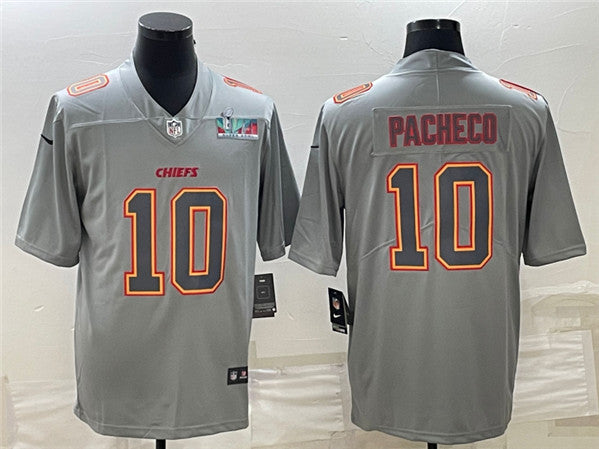 Isiah Pacheco Kansas City Chiefs gray Fashion jersey