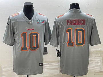 Isiah Pacheco Kansas City Chiefs gray Fashion jersey