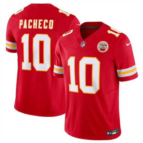 Kansas City Chiefs #10 Isiah Pacheco Red 2023 FUSE Jersey