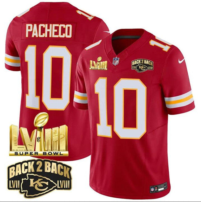 Isiah Pacheco Kansas City Chiefs red FUSE jersey